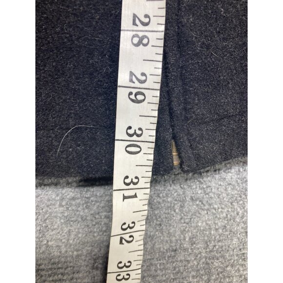 Dockers Wool Jacket Men’s Size Large Black Long Sleeve Full Zip - Picture 7 of 10